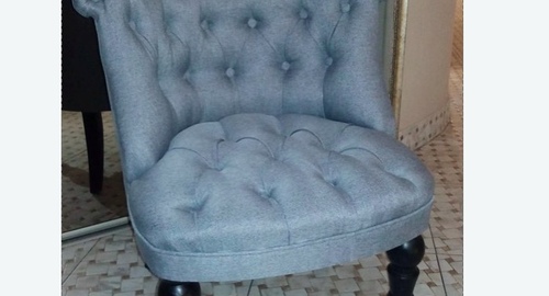 Обшивка стула на дому. Рязанский проспект