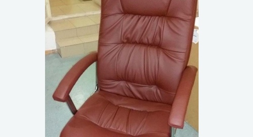 Обтяжка офисного кресла. Рязанский проспект